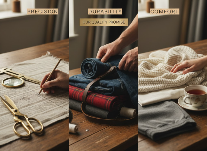 Measuring fabric for quality control